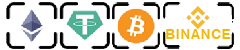 Pay Via USDT TRC20,BTC, ETH